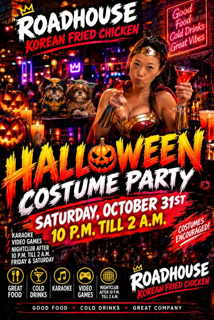Flyer for Halloween Costume Party